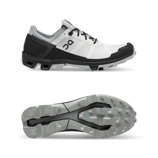 Pantofi alergare dama On Cloudventure Peak white black
