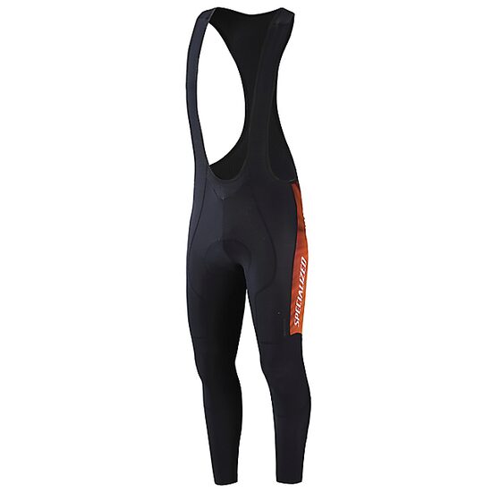 Pantaloni cu bretele SPECIALIZED Therminal SL Team Expert Cycling Bib Tight Rocket Red/Black Faze