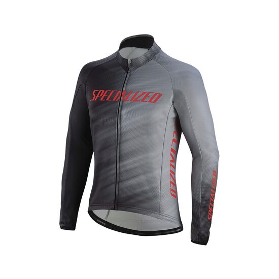 Jacheta ciclism SPECIALIZED Therminal RBX Comp Logo Faze Jersey LS Grey/Black Faze
