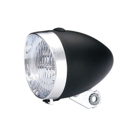 Far fata Union UN-4900 Negru cu baterii 3 led