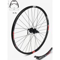 Roata spate 27.5 janta Crosser X6 alba, butuc Shimano M475, disc