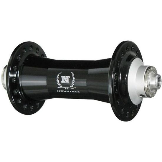 Butuc fata Novatec 751SB 2 rulmentii ax QR5 negru 36H