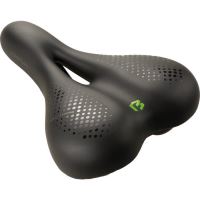 Șa BIKEFUN RAVENNA Comfort trekking negru Memory Foam