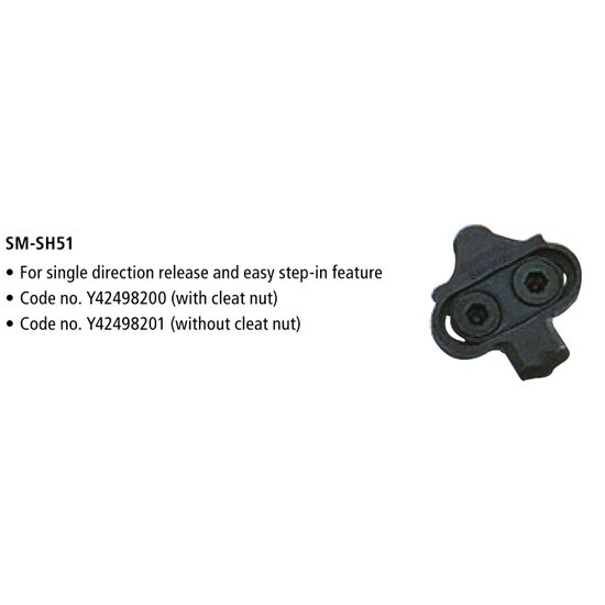 PLACUTE PEDALE SHIMANO SM-SH51