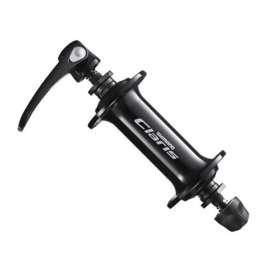 Butuc fata Shimano HB-2400 Claris, 36H, negru, QR129mm, OLD100mm, EHB2400ABL