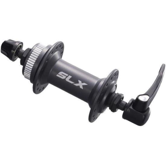 Butuc fata Shimano SLX HB-M665, 36H, QR, disc center lock, negru, EHBM665AP