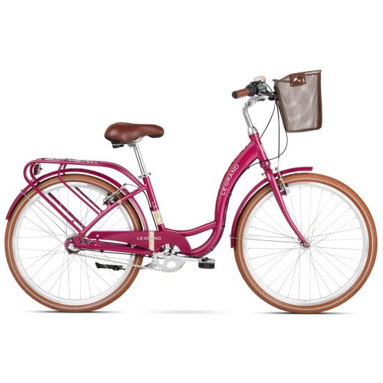 Bicicleta Le Grand Lille 3 26 DS pink-beige-matte 2020