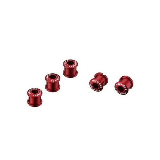 FOURIERS Surub de prindere pt foaie angrenaj, 5 buc/set 5mm Rosu