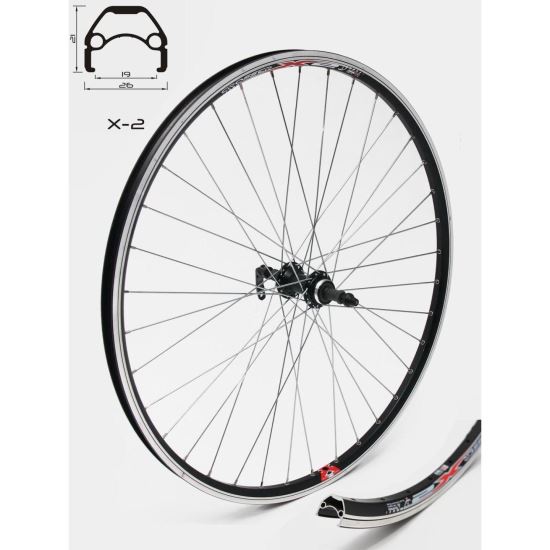 Roata spate 28'' janta Crosser X3, butuc al filet