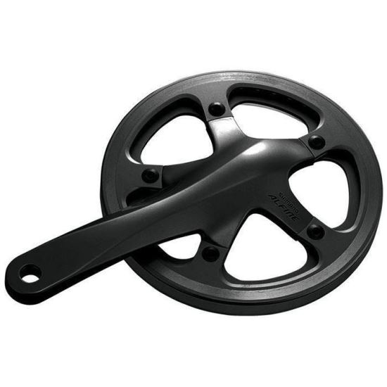 Angrenaj Shimano FC-S500 Alfine, 45T, Hallowtech cu 2 aparatori, brat 170mm, EFCS500CB5C1L