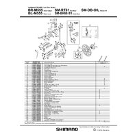 PLACUTE DE FRANA SHIMANO BR-M555