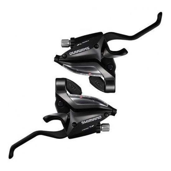 Maneta frana+ sch. Shimano ST-EF-500-8R2A/ 3X8vit, 2 degete 