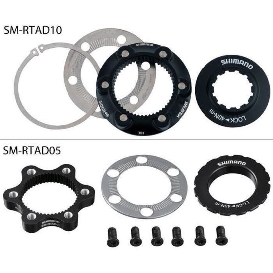 Adaptor butuc center lock+piulita fixare Shimano SM-RTAD05, ESMRTAD05