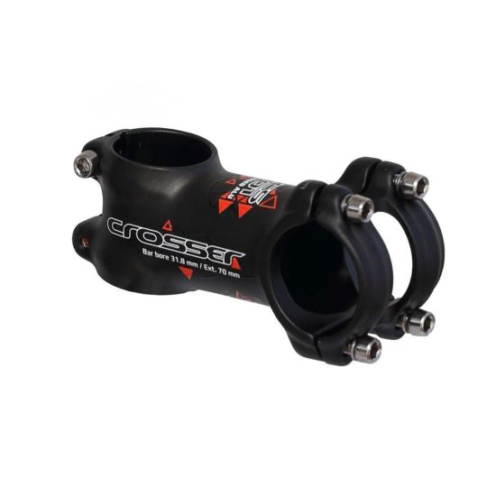 Pipa CROSSER XCS101 28.6mm 31.8*70mm +/-7 negru/rosu