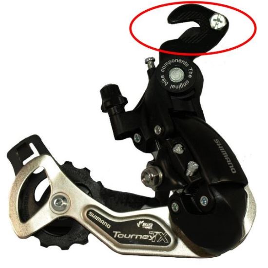 SCHIMBATOR SPATE SHIMANO TOURNEY RD-TX35-MB argintiu