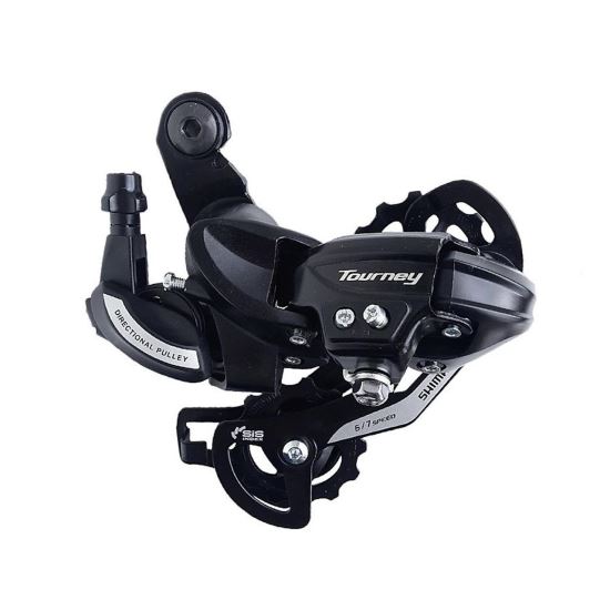 SCHIMBATOR SPATE SHIMANO TOURNEY RD-TY500, 6/7 VIT,, PRINDERE DIRECTA, WHEEL TYPE CABLE GUIDE, VRAC Negru, vrac