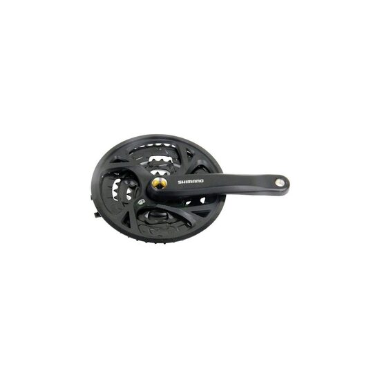 ANGRENAJ SHIMANO FC-M371 CU APARATOARE AX PATRAT 3x9V 44x32x22T, 175mm, CU CG negru 