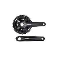 ANGRENAJ PEDALIER SHIMANO FC-MT210-3, PT. 9 VIT., BRAT 175MM, 44X32X22T, FARA CG, 2-PCS FC, FARA BUTUC PEDALIER, NEGRU, AMBALAT IND. 44X32X22T, 175MM, FARA BB