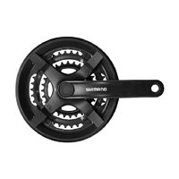 ANGRENAJ PEDALIER SHIMANO TOURNEY FC-TY301, 48X38X28T, BRAT 170MM, PT, 6/7/8 VIT, PE SPATE, CU CG