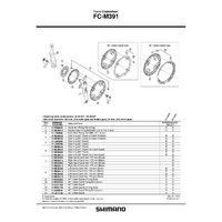 FOAIE SHIMANO FC-M391 NEAGRA