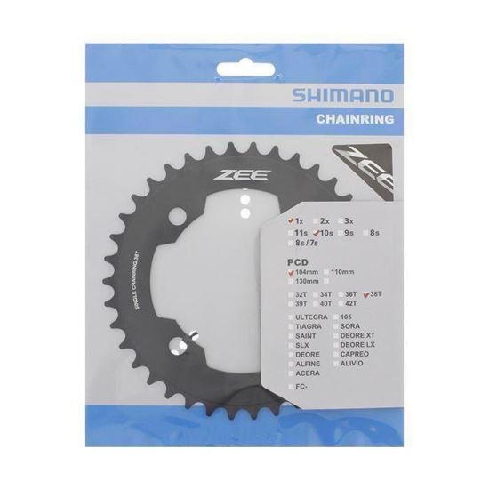 Foaie Shimano 36T FC-M640, 10vit, ZEE Single Chainring, PCD 104mm, neagra