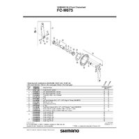 FOAIE ANGRENAJ SHIMANO SLX FC-M675 26T-AK