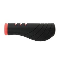 Mansoane CONTEC Ergo Neo Plus 132mm - Negru/Rosu neon