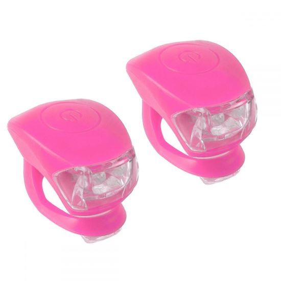 Set Flash cu Baterii M-WAVE ”COBRA IV” - Roz