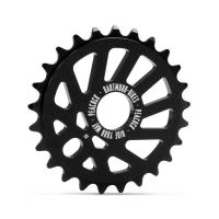 Foaie BMX sprocket Peacock alum 6061, 25 T; 6,35mm/doar pt ax de 19mm negru DART-A2190