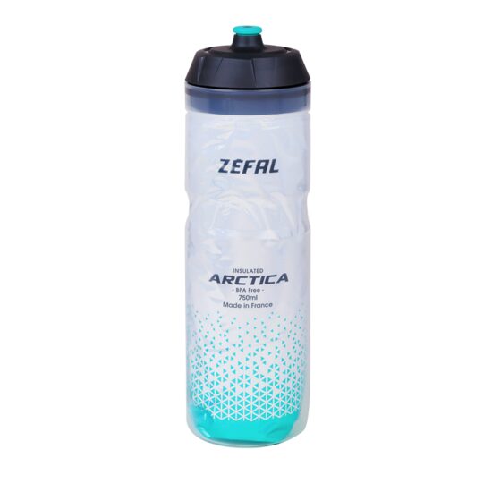 Bidon apa ZEFAL Arctica 750ml -izolat termic, silver/green, 1672