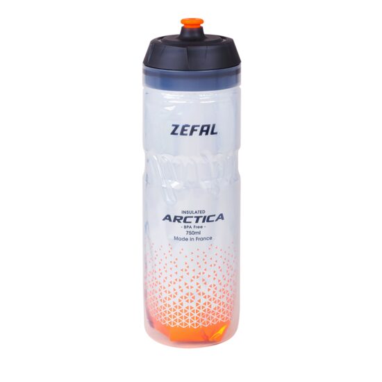 Bidon apa ZEFAL Arctica 750ml -izolat termic, silver/Orange, 1674