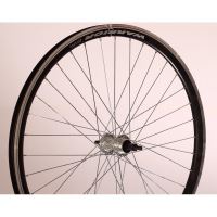 ROATA SPATE BICICLETA 26(559), JANTA DUBLA WARRIOR NEGRU, BUTUC ALU FILET