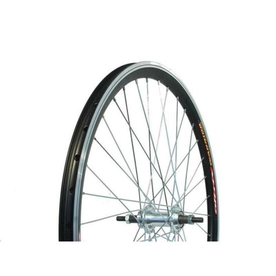 Roata spate 28'' janta Warrior dubla, neagra, butuc al.