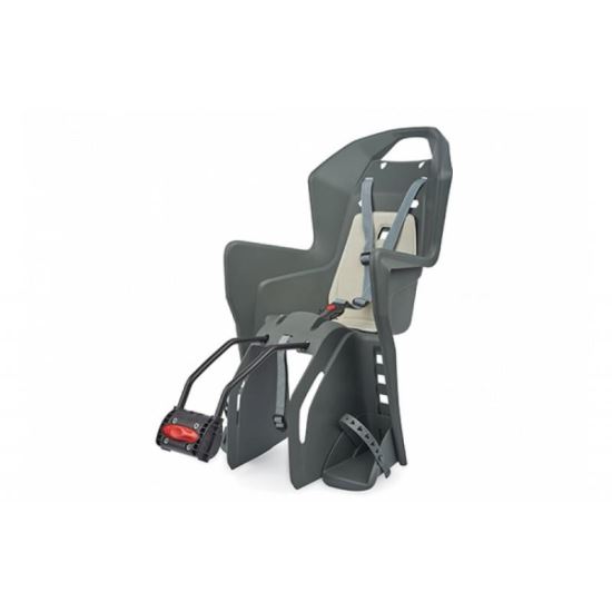 SCAUN COPII POLISPORT KOOLAH,FIXARE CADRU SPATE,GRI INCHIS,RECOMANDAT CADRE MICI