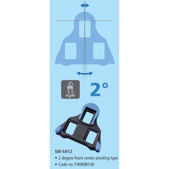PLACUTE PEDALE SHIMANO SM-SH12 