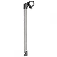 Adaptor cu Pipa Metal 1” 40/300 mm Silver/Negru