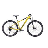BICICLETA CUBE ANALOG Flashlime Black 2023 cadru S (16") - roti 27.5"