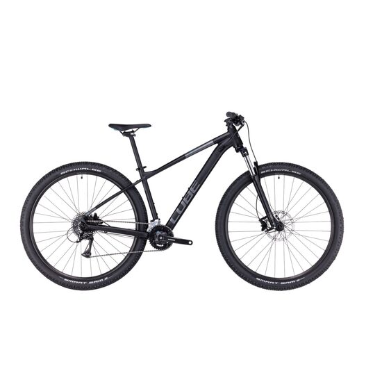 BICICLETA CUBE AIM RACE Black Azure 2023 cadru XS (14") - roti 27.5"