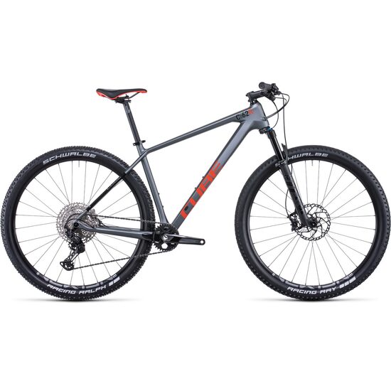 BICICLETA CUBE REACTION C:62 RACE Flashgrey Red 2022 cadru 19" (L) - roti 29"