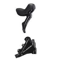 FRANA PE DISC SET ASAMBLAT SHIMANO 105 ST-R7020(R) BR-R7070(R) NEGRU