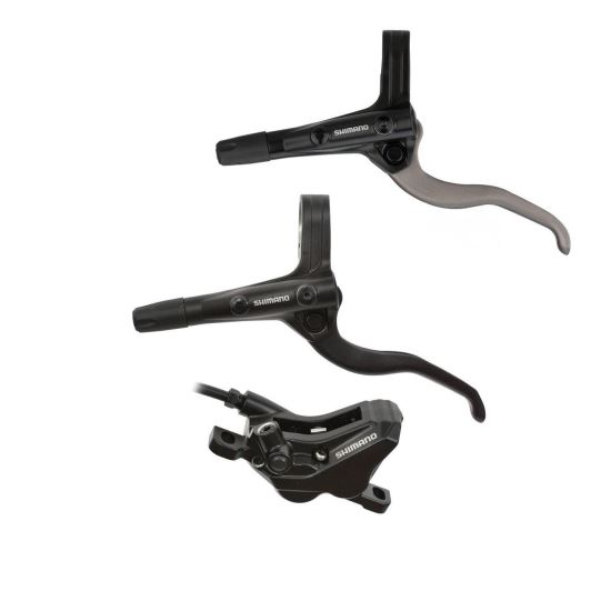 FRANA PE DISC SET ASAMBLAT SHIMANO BL-MT401(R) ARGINTIU