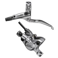 FRANA PE DISC SET ASAMBLAT SHIMANO DEORE BL-T615(L) BR-T615(F) ARGINTIU