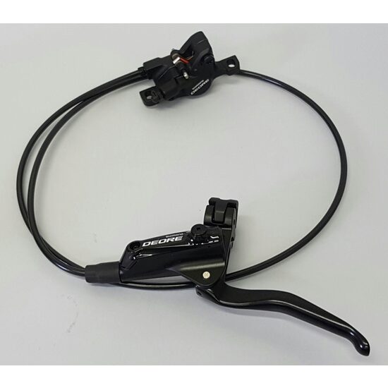 FRANA PE DISC SET ASAMBLAT SHIMANO DEORE BL-T615(L) BR-T615(F) NEGRU