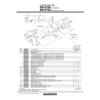 SABOTI DE FRANA SHIMANO BR-6700-G R55C3