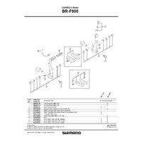 SABOTI DE FRANA SHIMANO BR-F800 R55C 