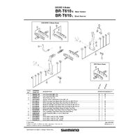SABOTI DE FRANA SHIMANO BR-T610L 