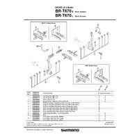 SABOTI DE FRANA SHIMANO BR-T670L 