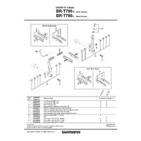 SABOTI DE FRANA SHIMANO BR-T780 