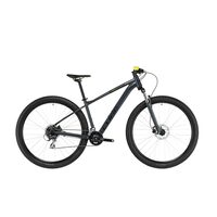 BICICLETA CUBE AIM PRO Grey Flashyellow 2023 cadru M (18") - roti 29"