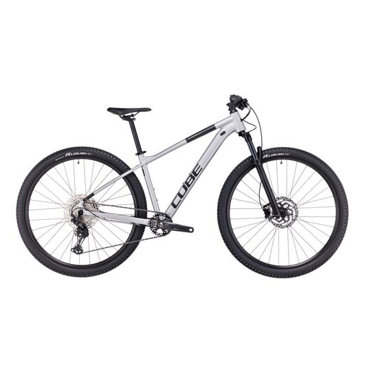 BICICLETA CUBE ATTENTION SLX Silvergrey Lime 2023 cadru XL (22") - roti 29